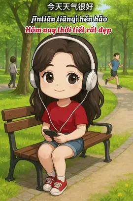 今天天气很好 - luyện nghe tiếng trung hsk1-2 #tiengtrungmoingay #tiengtrunggiaotiep #tiengtrungcungtingting #tiktokviral #tiktokxuhuong 
