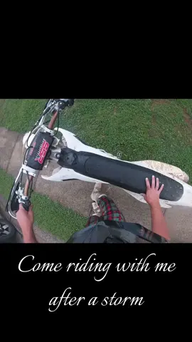 Sunday riding with the fam after getting a storm! 