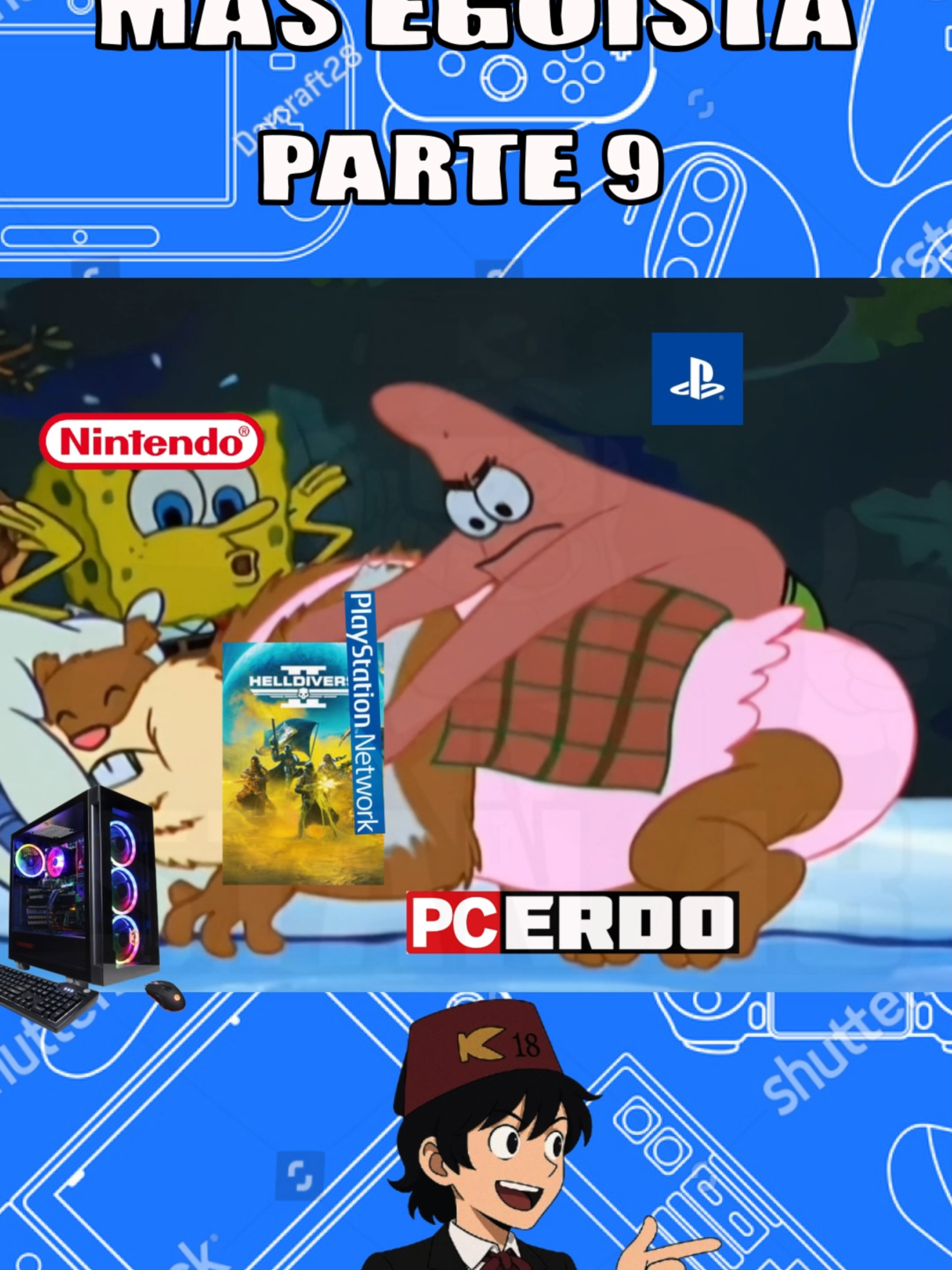 La consola mas egoista // Parte 9 🤨🤨🎮🎮 . . . #nintendo #videojuegos #playstation #viralvideos #videoviral #ps5 #ps4 #sony #playstation5 #Nintendo #ps5console #parody #nintendoswitch