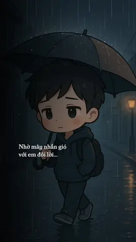 Nhờ mây nhắn gió với em đôi lời....