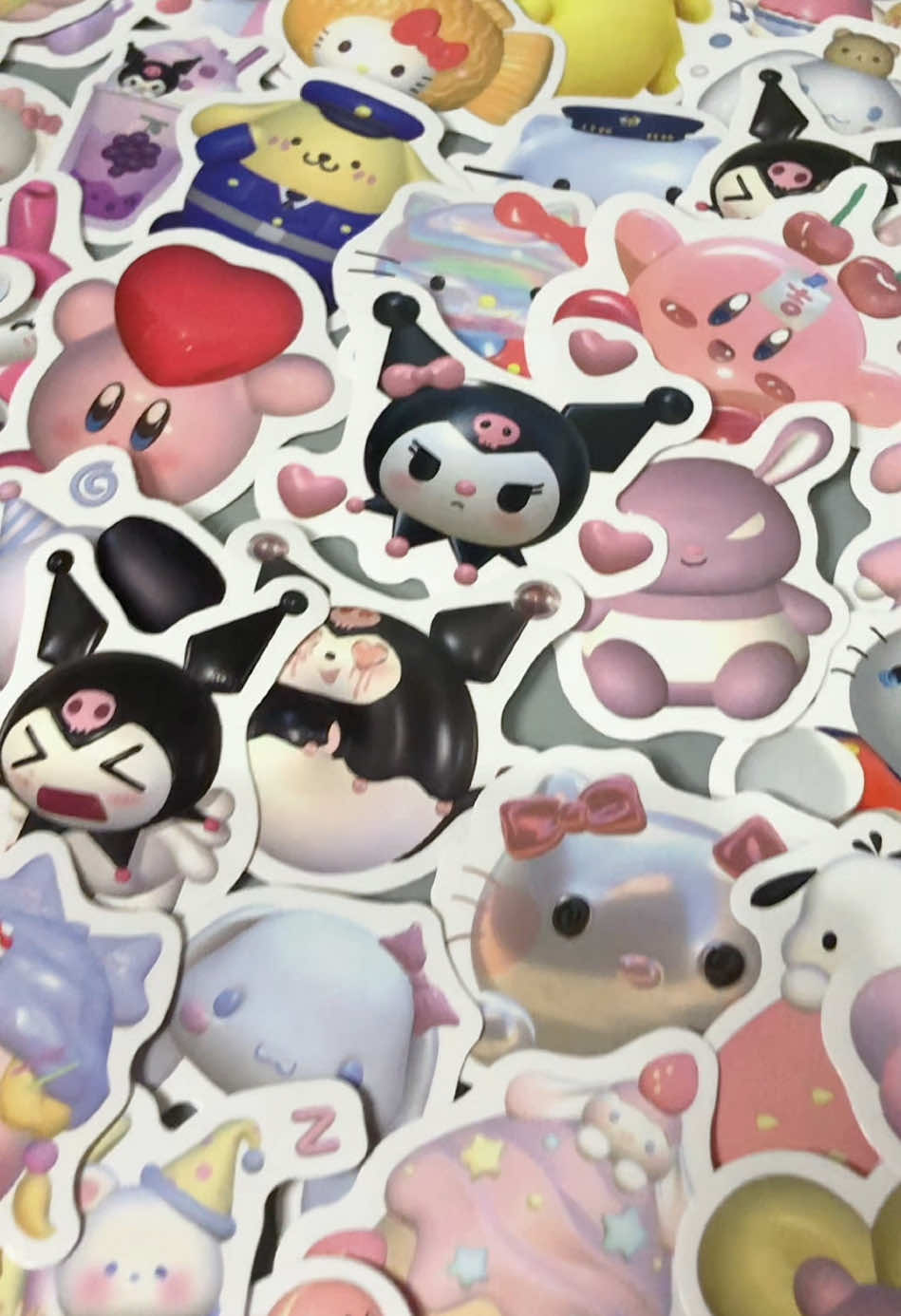 100 pcs tapos 50 pesos?? 😳😳 | cute sanrio stickers for only 50 pesos #fyp #foryoupage #stickers #stationery #stationeryitems #sanrio #mymelody #cinnamoroll #kuromi #pochacco #hellokitty 