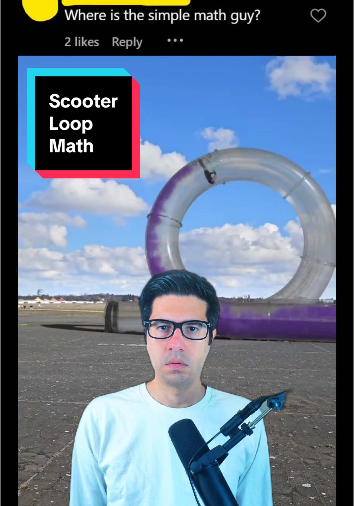 Scooter loop math. #math #maths #mathematics #Science #stem #facts #interesting #interestingfacts #edutainment #smartereveryday #technology 
