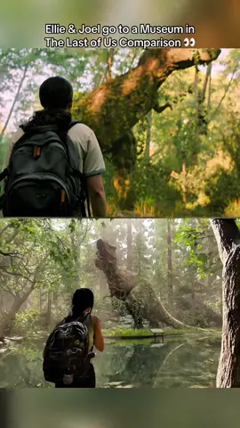 Ellie & Joel go to a Museum in The Last of Us Comparison 👀 #thelastofus2 #tlou2 #thelastofus #thelastofusshow #thelastofushbo 