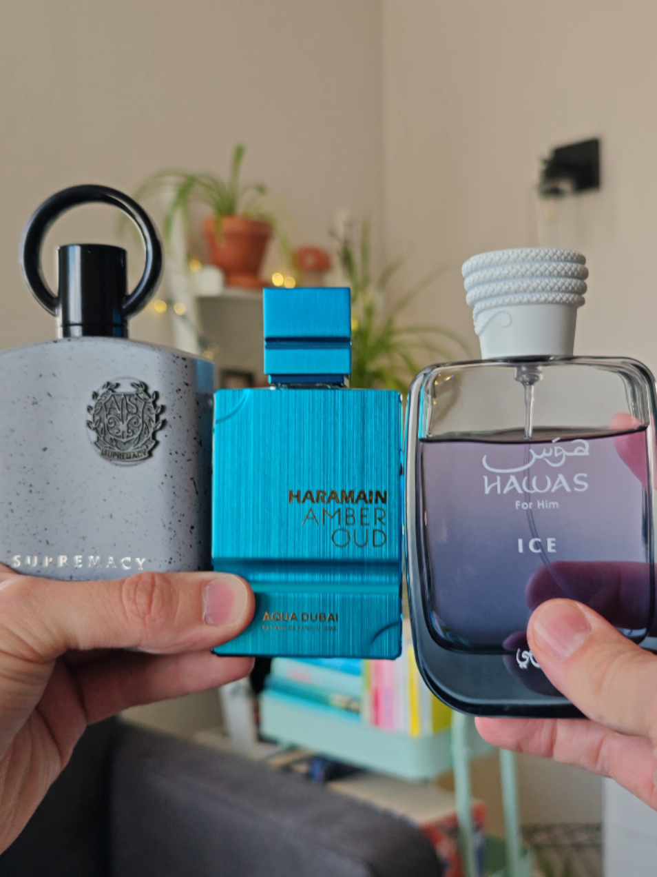 Replying to @whitewolflucibest summer fragrance between Rasasi Hawas Ice, Aqua Dubai, and Supremacy Collector's Edition? 