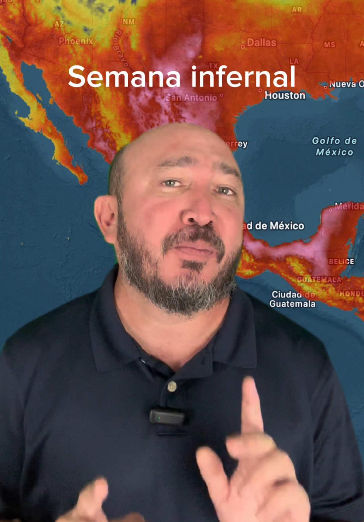 🥵🌩️ Seguirá el infierno esta semana. Podrían presentarse algunas tormentas dispersas. Del 19 al 25 de Mayo de 2025 #clima #climayucatan #calor 