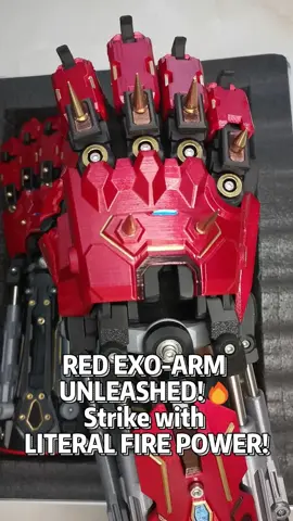 📢 RED EXO-ARM UNLEASHED! 🔥 When STEAMPUNK meets CYBERNETICS, chaos becomes POWER. 💥 This isn’t just armor—it’s a warning to anyone who dares challenge you. ⚡️ Tag your friend who still uses “bare hands” in 2025. #exoskeleton #exoarmor #cool3dprints #cyberstyle #cyberpunk #armarmor #cosplayaccessories #3d4create  @3d4create  @3d4create 