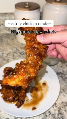 #healthychickentenders #highproteinlowcalories #proteinchickenbreast #healthydinner #proteindinner 