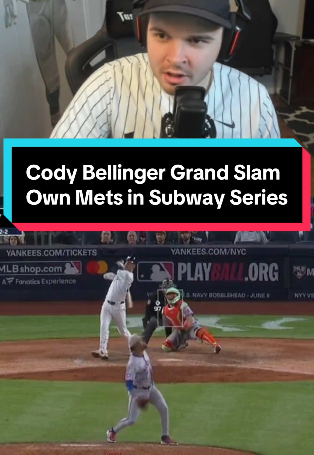 Cody Bellinger Grand Slam To  Own Our Little Brother Mets #MLB #mlbtrending #mlbviral #mlbbaseball #baseball #trending 