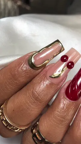 Cherry nails 🍒 #cherrynails #puertopeñasco #acrilicnails 