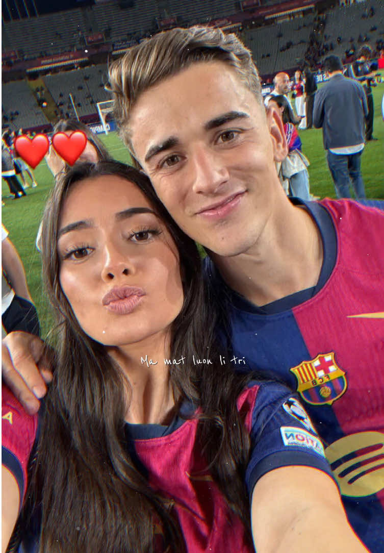 Pablo Gavi and his girlfriend 💗 #gavi #pablogavi #anapelayo #barcelona #fcbarcelona #ares_football🔥 