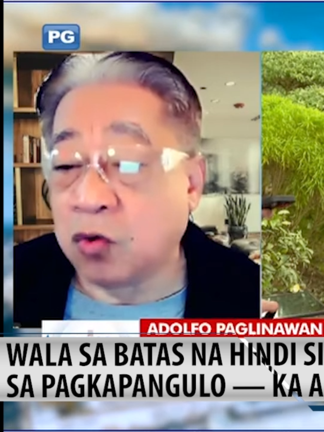 Wala sa batas na hindi siya pwedeng tumakbo sa pagkapangulo — Ka Ado kay VP Sara