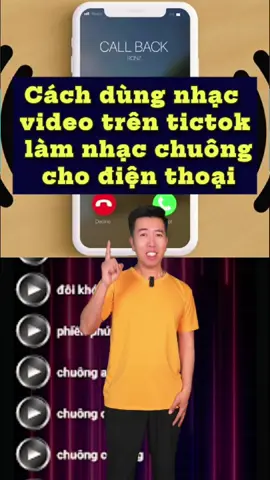 Cách tải nhạc trên video tictok làm nhạc chuông cho điện thoại #thanhedit #thuthuatcongnghe #nhacchuong #xuhuongtiktok2025 