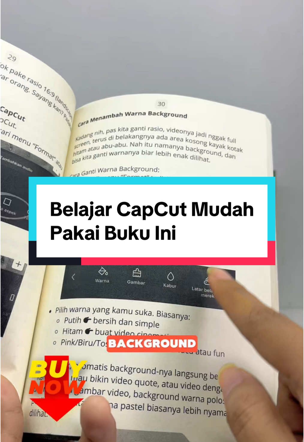 Belajar Editing Pakai Buku Ini, makin enak karena ada contoh gambarnya #tiktokaffiliate #bukuaffiliate #affiliatepemula #tutorialcapcut #editvideo 