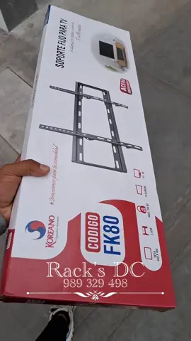 Si compraste un televisor y no sabes qué rack colocarlo debido a la amplia variedad en el mercado, no te preocupes, contáctanos para proporcionarte toda la información adecuada.  Recuerda: ✅ ️Es fundamental que el rack sea seguro y muy resistente para soportar el peso del televisor. ✅️ Considera el tipo de pared que tienes y el tipo de anclaje que necesitas para fijar el rack a la pared. ✅️ Lo más importante es consultar con un técnico instalador antes de realizar la compra o instalar tu rack para TV.  No corras riesgos, elige un rack de excelente calidad para tu televisor. #CalidadGarantizada  #RACKSPARATV 