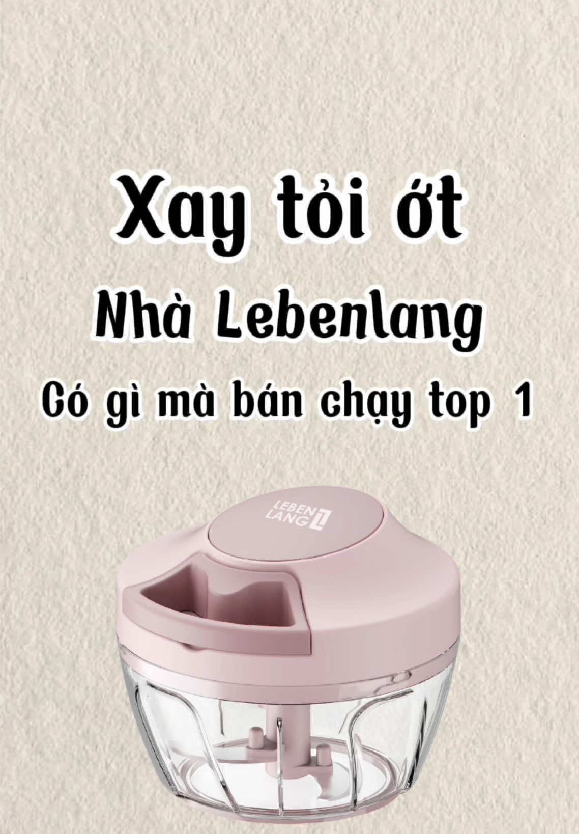 Máy xay tỏi Lbl3939 Lebenlang #lebenlang #xaymini #xaytoiot 