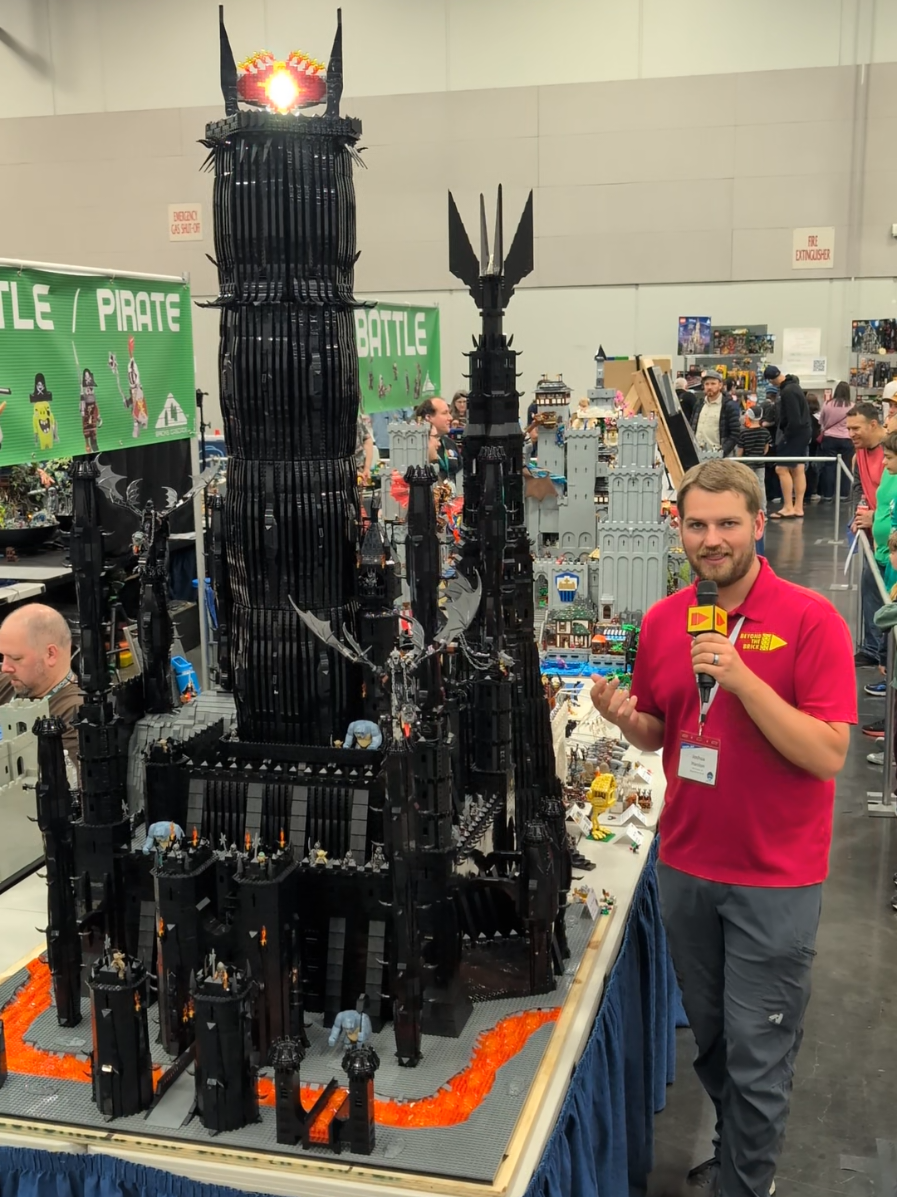 Huge LEGO The Lord of the Rings Two Towers by Stewart Newman #lego 