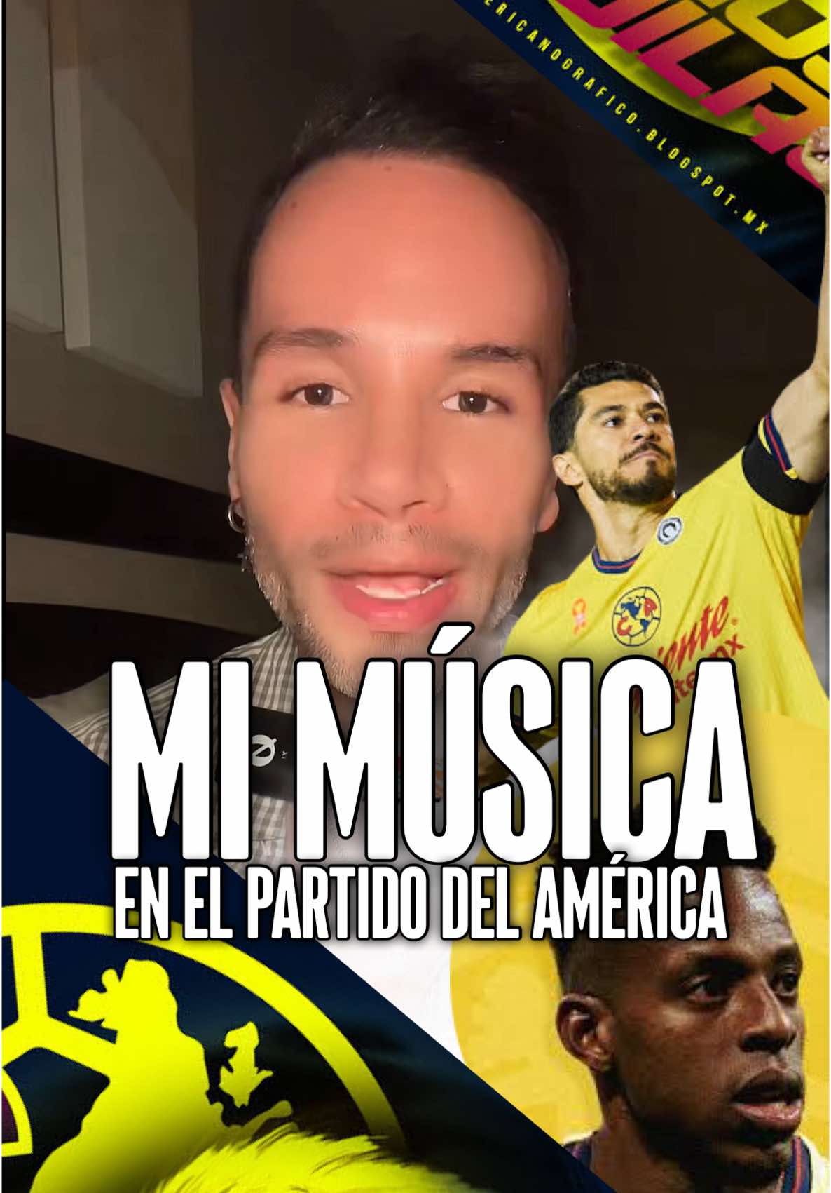 ESCUCHE MI MÚSICA EN EL PARTIDO 🎵🦅⚽️ AMÉRICA - CRUZ AZUL 2-1  @Club América  #antesmuertaquesencilla #productormusical #music #producer #oscarponcemusic 