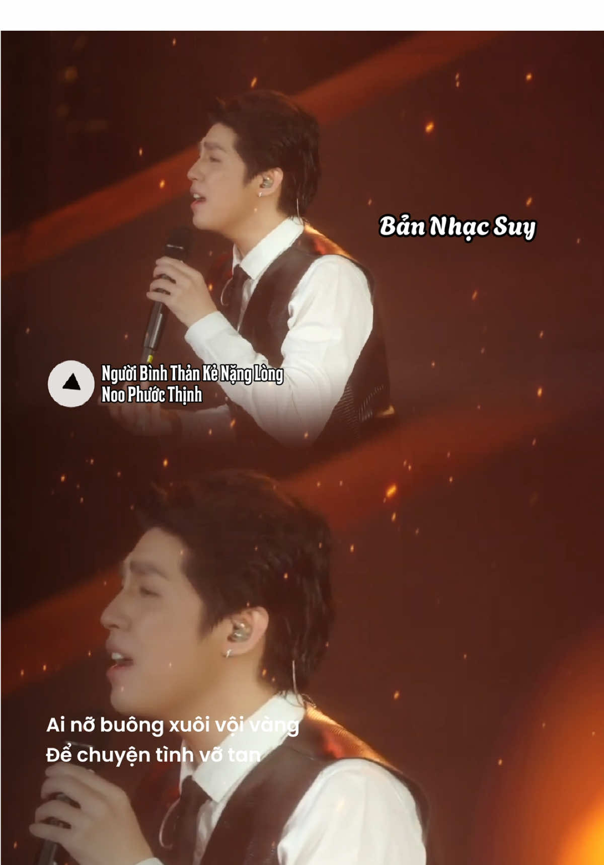 Anh thương hết lòng còn em hết tình hết nghĩa… “Người Bình Thản Kẻ Nặng Lòng - Noo Phước Thịnh” #noophuocthinh #nguoibinhthankenanglong #noochillnighttheconcert #bannhacsuy #xh 
