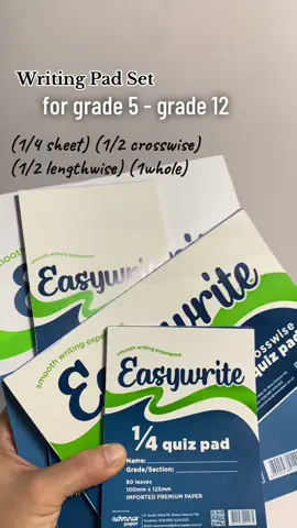 Set muh na mabibili kaya mas makakamura ka pa lalo ❤️ #writingpadset #easywritepaper #student 