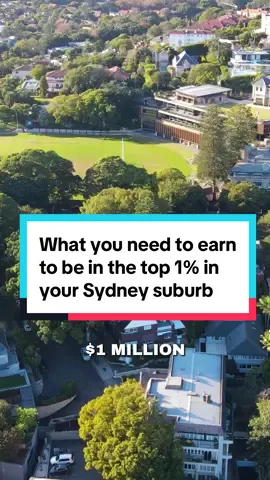 The top 1 per cent of income earners in a ring of Sydney harbourside suburbs take home more than $5 million a year on average. Check your suburb. #sydney #easternsuburbs #sydneyharbour #income 