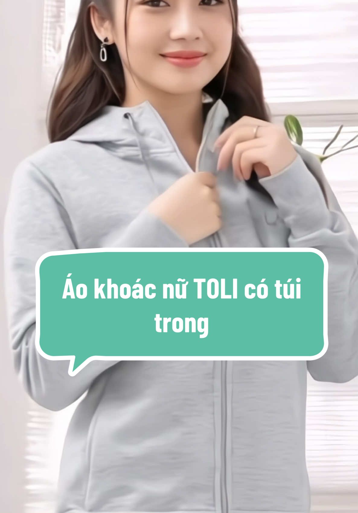 Áo khoác nữ TOLI có túi trong #aokhoacnu #toli #tuitrong #thoitrangnu #thinhhanh #fyp #review #xuhuong 