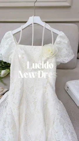 Váy mới Lucido xinh yêu, chất liệu mềm mại với kiểu dáng bồng xoè sẽ khiến nàng trông mảnh mai và xinh đẹp hơn 🥰 #lucido #lucidofashion #vaythietke #thoitrangthietke #xuhuong #vayxinh 