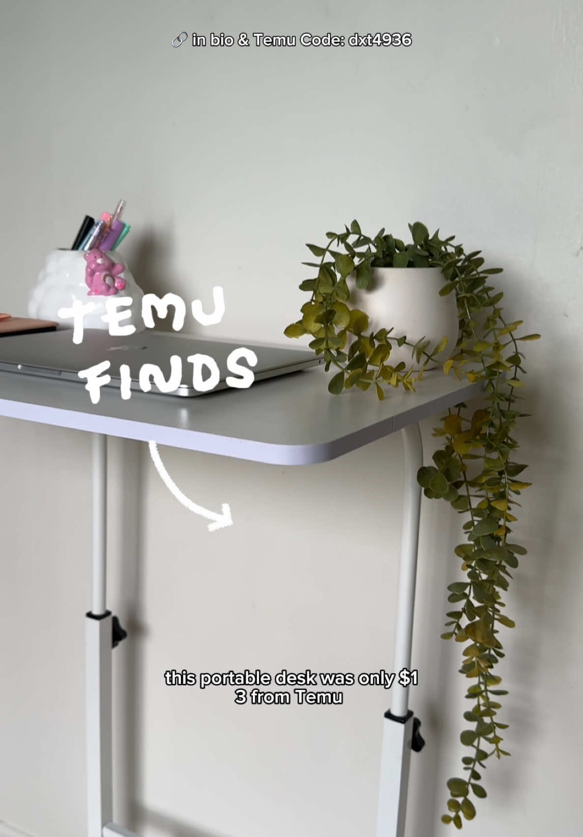This is PERFECT for anyone who likes to switch up their office space! search code: dxt4936 on the Temu App to get this portable desk for AU$13!「TEMU New App Users ONLY」 ➡️Click 🔗: https://app.temu.com/k/un47028v9wn  ( - - - - - - - - -  #temuhaul #temufinds #temucodes #viral #trending #Home #workfromhome #creatorhacks  #ad 
