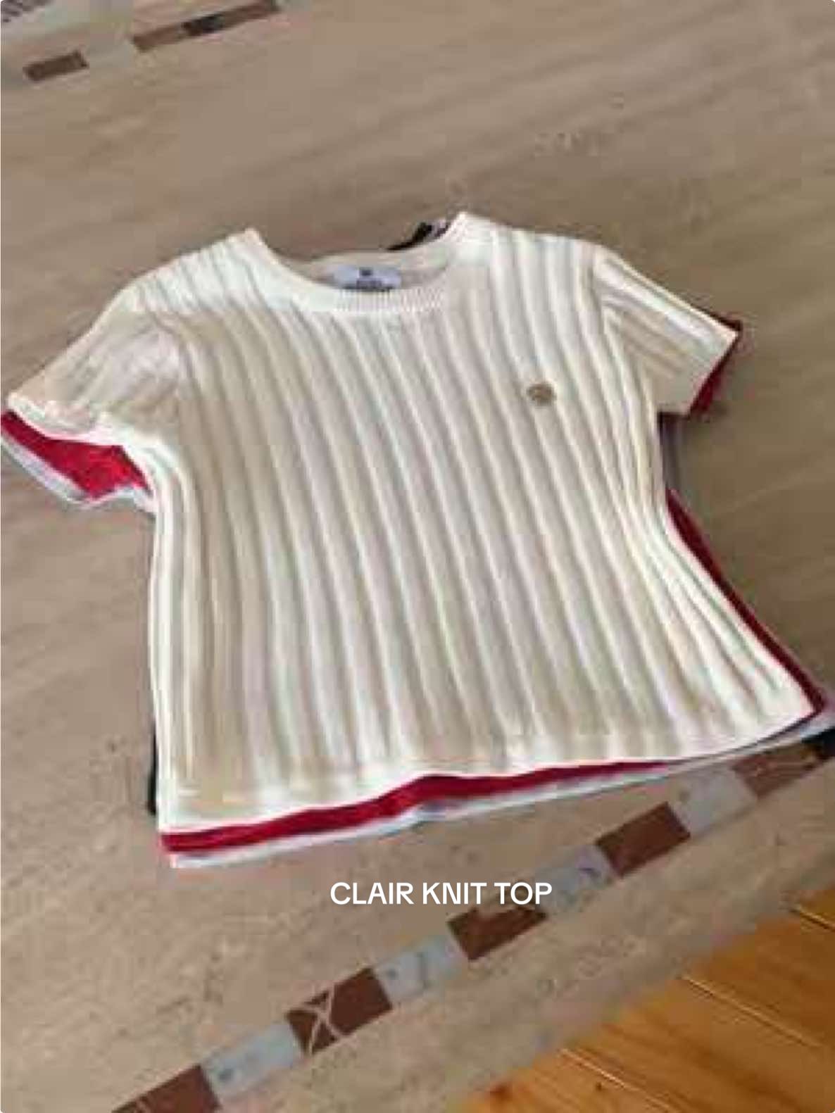 ultra-soft and comfy top 🧁 เสื้อไหมพรมคอกลมผ้าร่องสุดลัคชู #chuuchop #chuugirls #ชูช็อป #fyp #เสื้อไหมพรม #เสื้อคอกลม #ผ้าร่อง #ผ้าร่องไหมพรม 