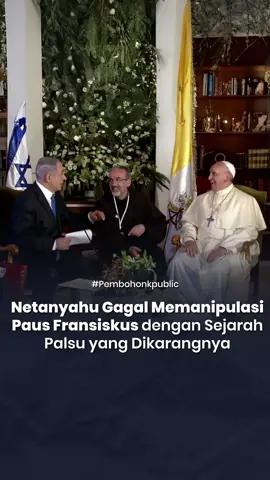 Ini adalah video lama dari tahun 2014 yang kembali mencuat di tengah konflik yang semakin memanas antara Israel dan Palestina di Gaza. Video ini mengingatkan kita pada kebohongan dan tipu daya yang sudah lama dipraktikkan oleh Perdana Menteri Israel, Benjamin Netanyahu. Dalam video tersebut, Netanyahu tampak mencoba meyakinkan Paus Fransiskus dengan narasi sejarah palsu mengenai bahasa asli Yesus, yang jelas merupakan upaya manipulasi fakta demi kepentingan politik dan ideologinya. Klaim Netanyahu bahwa Yesus berbicara bahasa Ibrani, padahal bukti sejarah menunjukkan bahwa bahasa utama pada masa itu adalah Aram, memperlihatkan bagaimana ia berusaha membengkokkan kebenaran untuk mendukung narasi tertentu. Sekarang, kebohongan-kebohongan semacam itu bukan hanya soal sejarah, tetapi juga nyata terjadi di medan konflik. Selama perang di Gaza yang terus berlanjut, Netanyahu dan pemerintahannya telah terbukti menggunakan propaganda dan informasi yang menyesatkan untuk membenarkan tindakan militer yang menimbulkan penderitaan besar bagi rakyat Palestina.