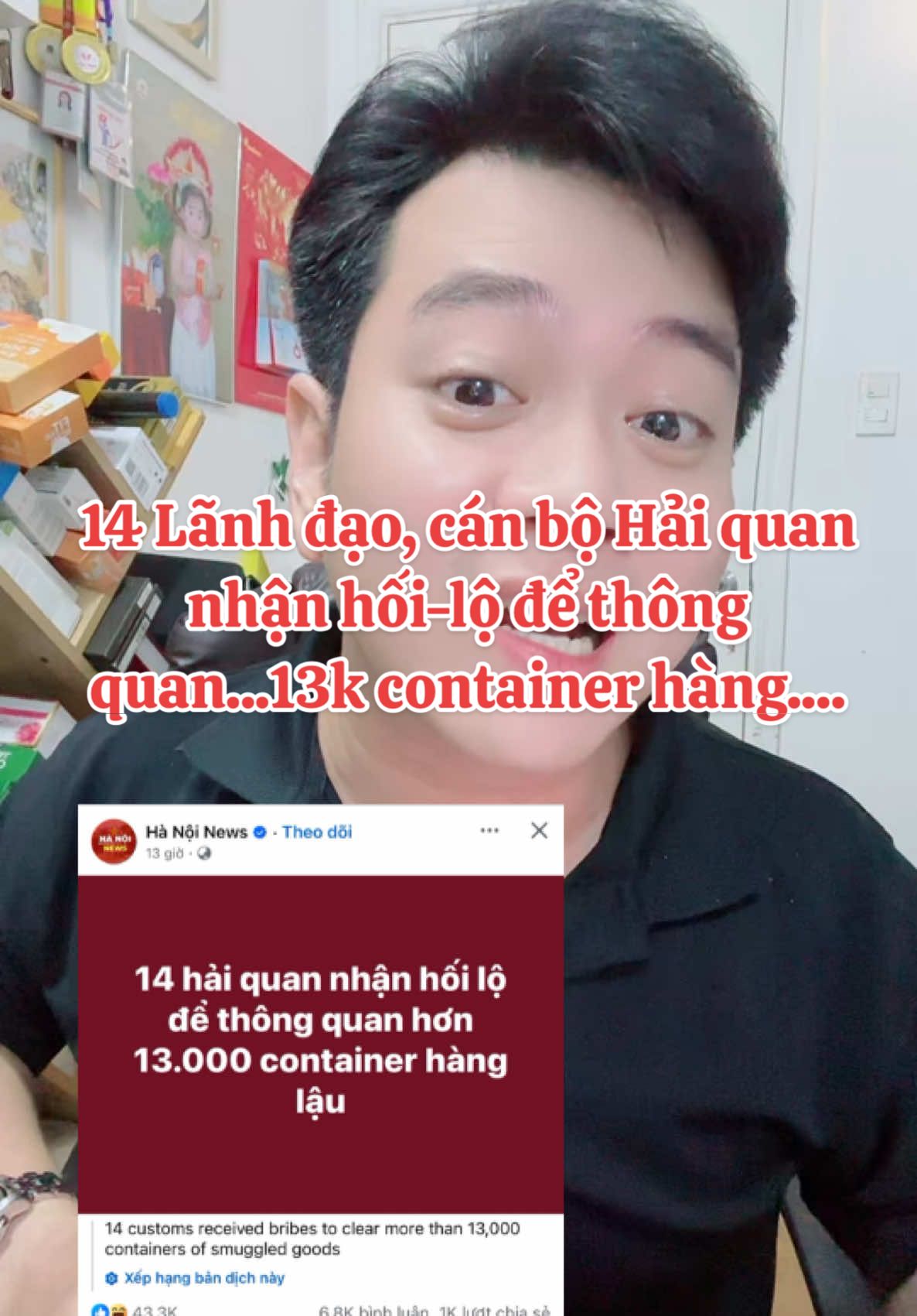14 Lãnh đạo, cán bộ Hải quan nhận hối-lộ để thông quan...13k container hàng....gì chưa.biết...😱😱😱🆘🆘🆘#ansogood #phungvanan 