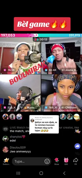 Replying to @jemmy.fuerte 🔥🔥🔥✊️✊️✊️ @💕💞Cardi Parrola💗 @Josma_Backup @👑𝗕uske_The_𝗞ing👑𝐁𝐓𝐊👑🥇 #boulmirak_ 