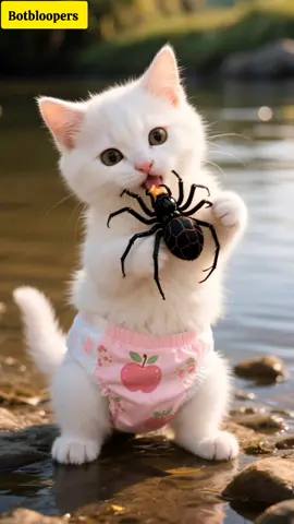 Kitten Accidentally Eats Poisonous Spider 🕷️ #ViralMoments #KittenLove #FunnyPets #Petstagram  #CutenessOverload #Catsofinstagram  #EpicContent #AnimalHumor  #InstaBoost #Reelltin 