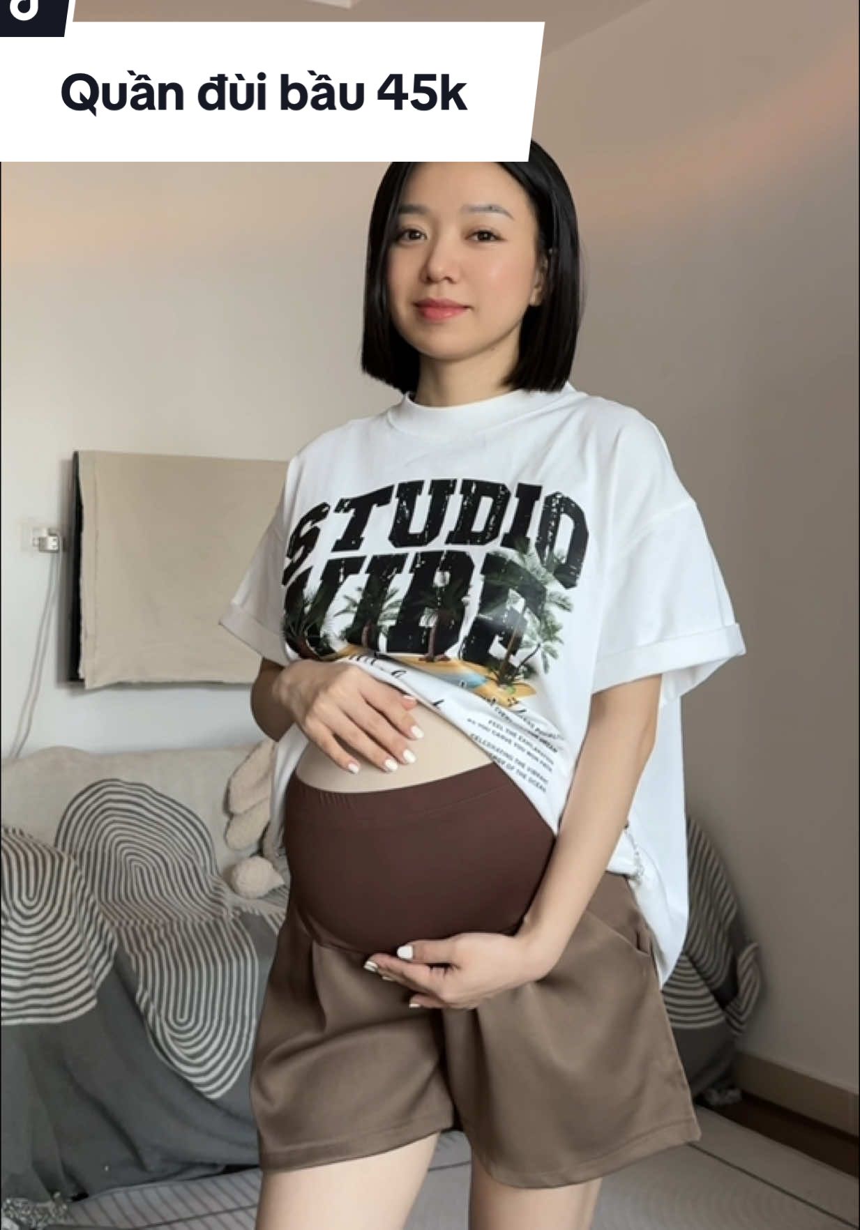Quần đùi bàu mùa hè form xinh, chất mát mà giá cực kỳ hạt dẻ cho các mom nè #quanduibau #quanbau #quansoocbau #quansoocbaukian #quanbaumuahe #quanbauthoitrang #mebau #quanbaudui 