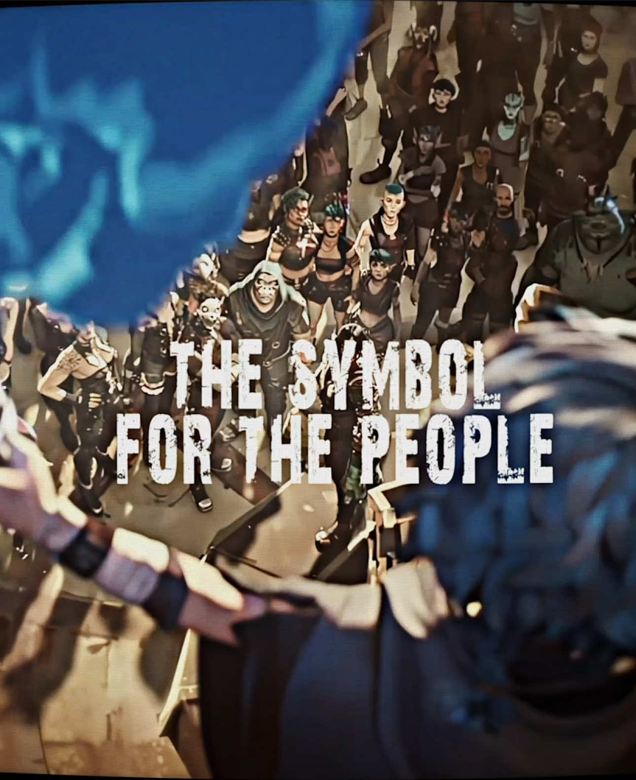 A symbol for the people. [scp/ link in bio] coloring// magic  #jinxpropaganda #propagandaedit #arcaneleagueoflegends #arcaneedit #arcanenetflix #thenationofzaun #theundercity #arcanejinx 