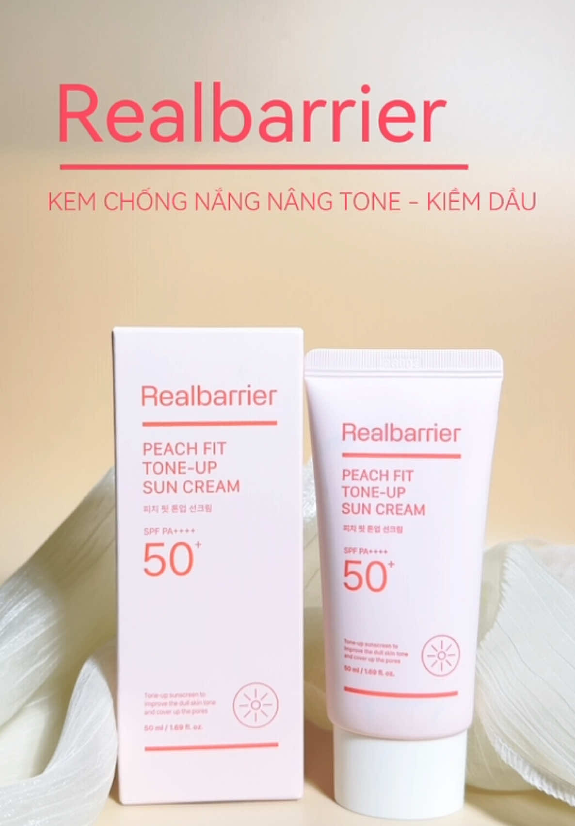 Hè này không thể thiếu chống nắng khi ra ngoài được mà chống nắng kèm nâng tone - kiềm dầu thì tham khảo Kcn nhà @Real Barrier #realbarriervn #nhunng2k #ugccreator #kbeuty #virral 