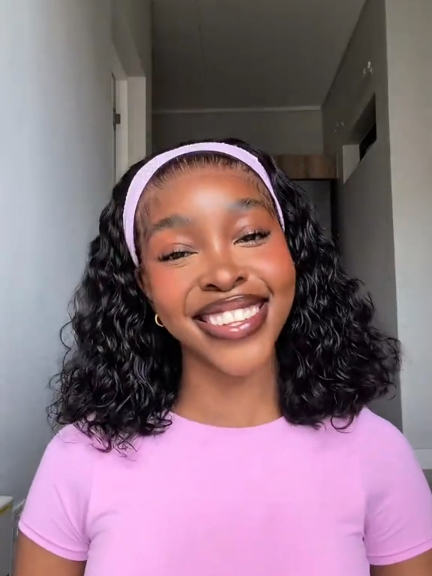 Myfirstwig 6 months wig re-install! I'm obsessed😍😍 Ft.zecktello_ - Hair info: 14 inch, DTS003✨ - 🔗in my bye-oh to get the same👆🏿#myfirstwig #qualitywig #humanhairwig #beginnerwig #blackgirlmagic #hairstyles #wiglover #summerwig #wiginstall #wig #silkyhair #fypage #waterwavewig #whatyouseeiswhatyouget