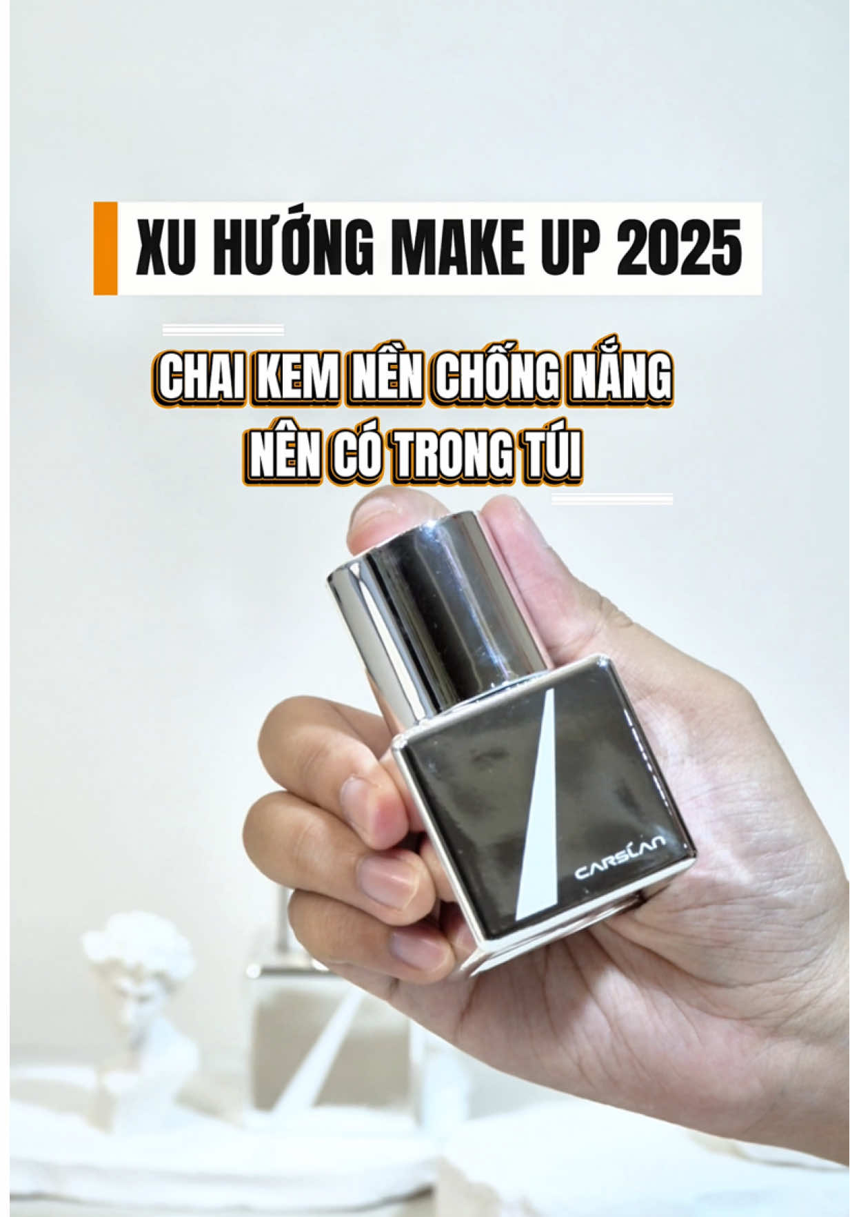 Xu hướng make up của 2025 mn nên lược bớt các bước trong make up để có 1 lớp nền căng và trong veo nhaaa #sinhthien810 #reviewlamdep #goclamdep #BeautyTok #thuvienmakeup #LearnOnTikTok #ThuThachLaiXeNgoaiDuong  #carslan  #kemnenchongnang 