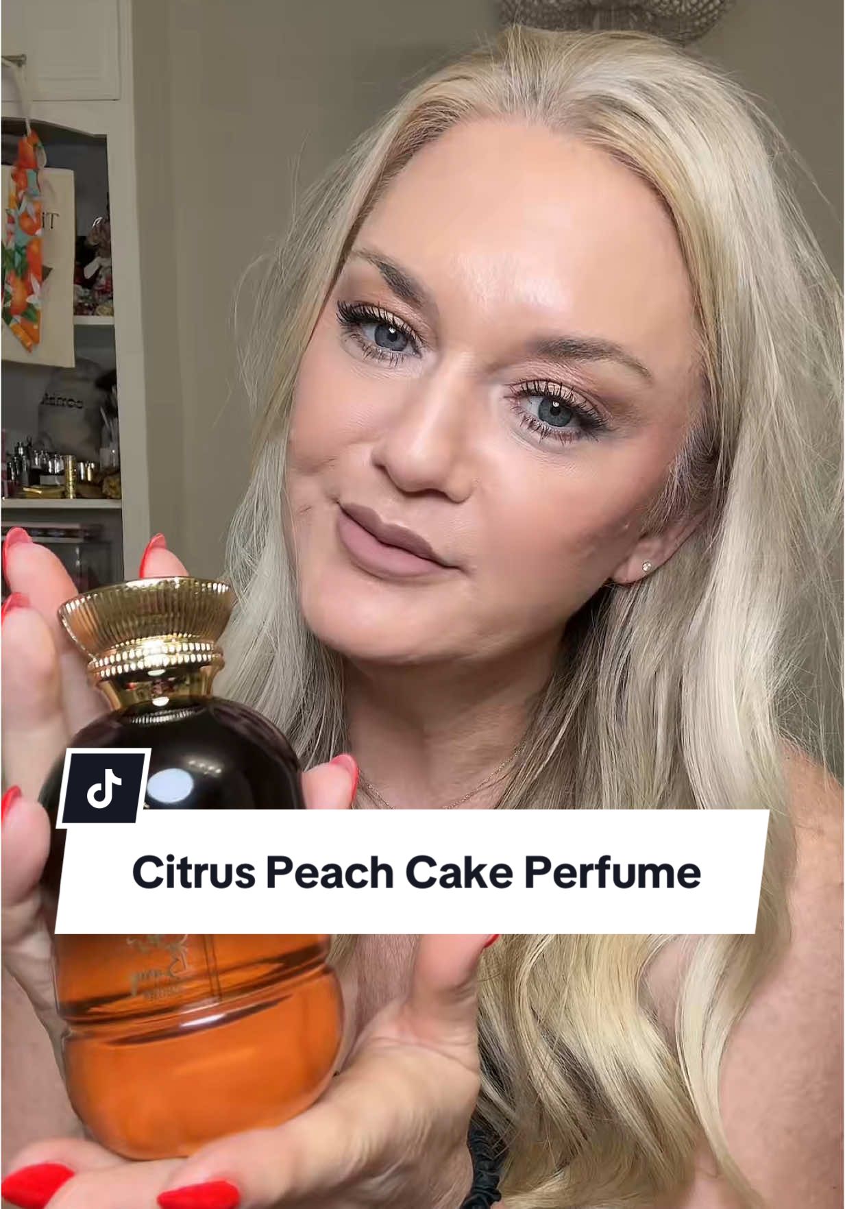 Bariq for her! Citrus peachy cake with a woody drydown. #perfume #perfumetok #perfumetiktok #fragrance #fragrancetok #fragrancetiktok #fragtok #affordableperfumes #gourmand 