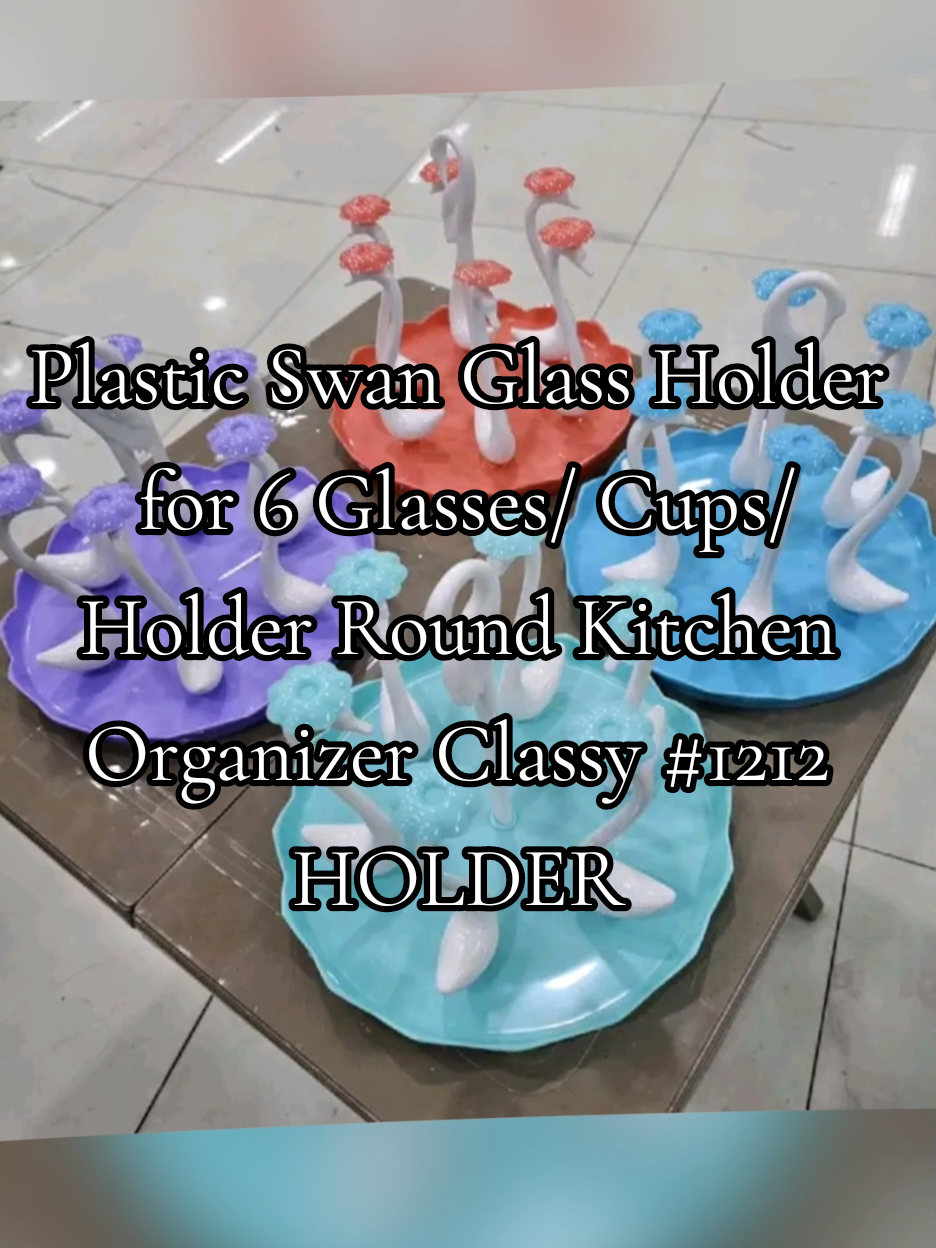 Plastic Swan Glass Holder for 6 Glasses/ Cups/Holder Round Kitchen Organizer Classy #1212 HOLDER ONLY RacksSALE‼️ SALE ‼️ SALE ‼️ ‼️MAKE SURE TO WATCH UNTIL THE END‼️ #capcut #newaffiliate #newaffliatehere😍 #ideas #design #fashion #101 #dates #collection #mobilelegends #mlbb  #figurine #accessories #style #tiktok #minimalist #decor #foryou #TikTokShop #elegant #storage #wooden #video #viral #fyp #display #Calendar #house #furniture #minimal #viral #viralvideo #sale #mobilelegends #mobilelegends #buynow #spacesaving #order #fypシ゚viral #fypシ #pouch #wallet #2in1 #bigwallet  #walletwithhandle #handle #coin #money #wallet #coinpurse #bestbags #lifedoesn'tfeelreal #stubbedsandals #affordableclothestiktokshop #gladiatorsandalswomen #clearwaterjag #trendingoutfits #beauty #daily #dailyvlogs #dailys #affordableoutfits #affordabletops #cheap #affordable #savemoney #trending #DIY #celebrate #cheaping If you're looking for....🗓️ Minimalist ✅ Appearance ✅ Space saver ✅ Affordable ✅ Durable ✅#CapCut 