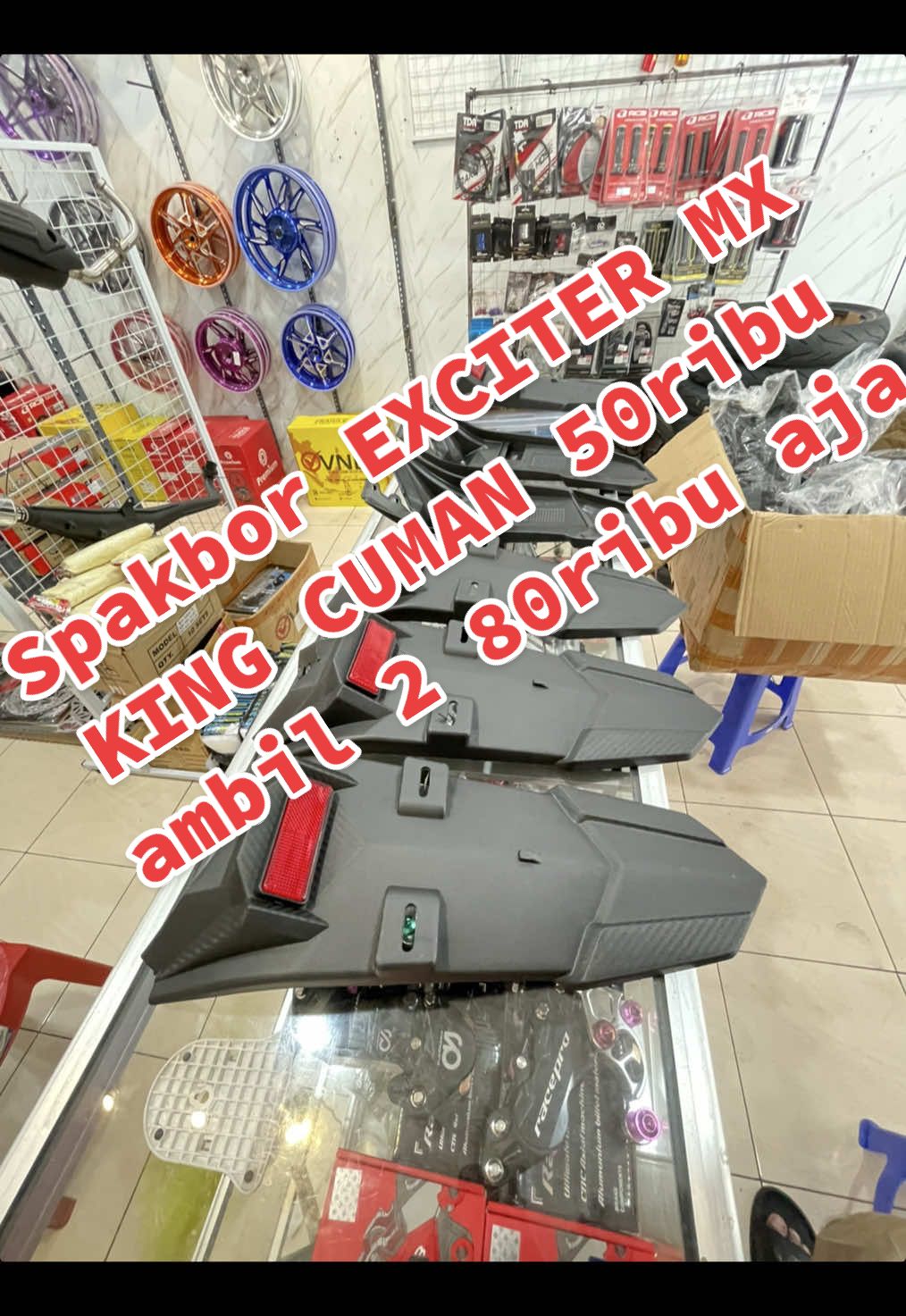 Spakbor Exciter Mx King 50 Ribu aja, ambil 2 80ribu🛵💨 #mxkingpalangkaraya #sonicpalangkaraya #palangkaraya #kalteng #gtrpalangkaraya 