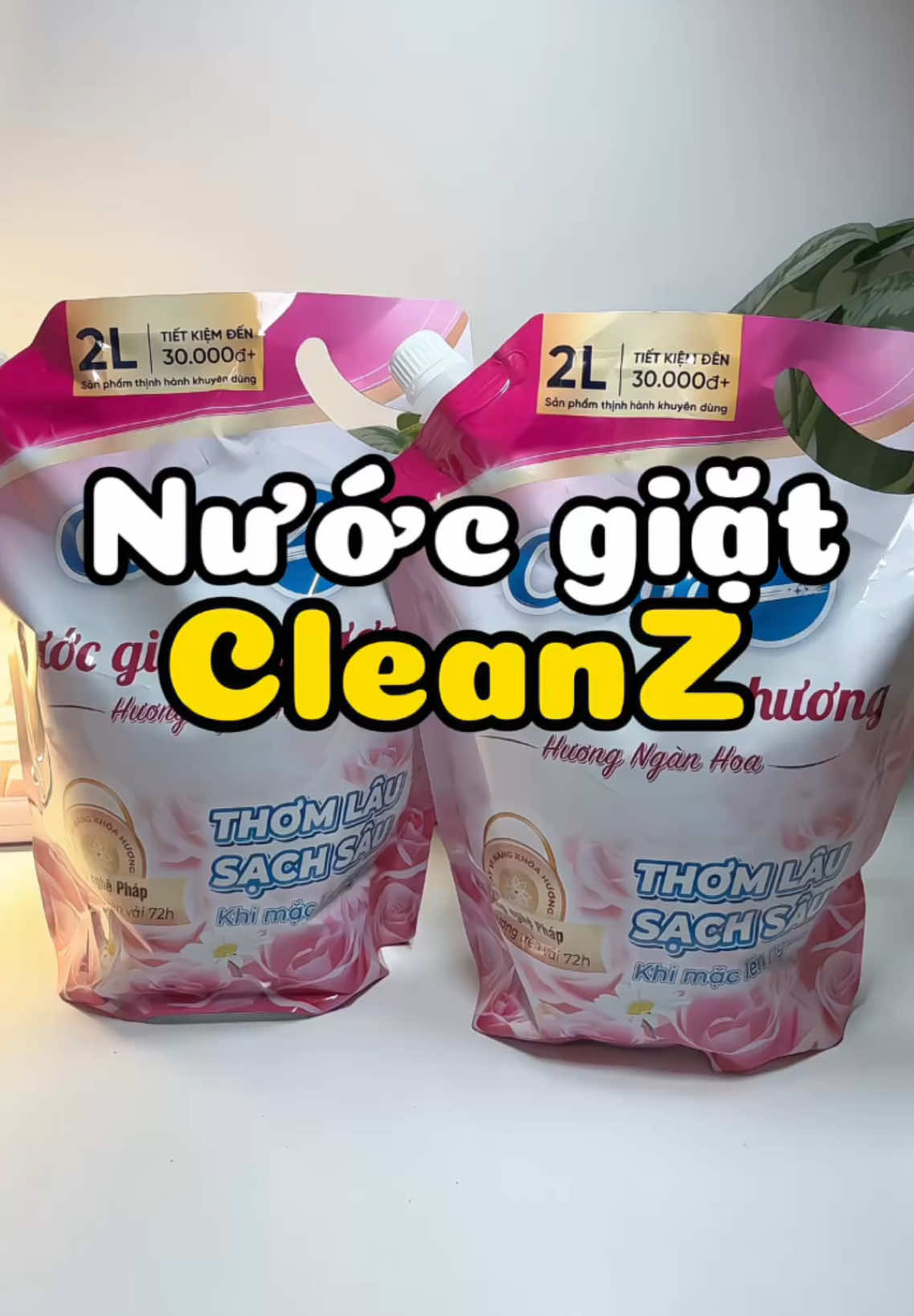 Nước giặt vừa sạch, vừa thơm luôn nè #nuocgiat #nuocgiatxa #nuocgiattoahuongcleanz #cleanz #ngthcleanz #aikomi #annieriviu 