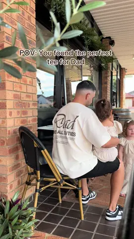 Perfect gift for Dad 🥹 #littleandco #babybrand #dadtee #dadclothing #dadsoftiktok #mumsoftiktok #newmum #newparents #newborn #dad #dadlife #apparel 