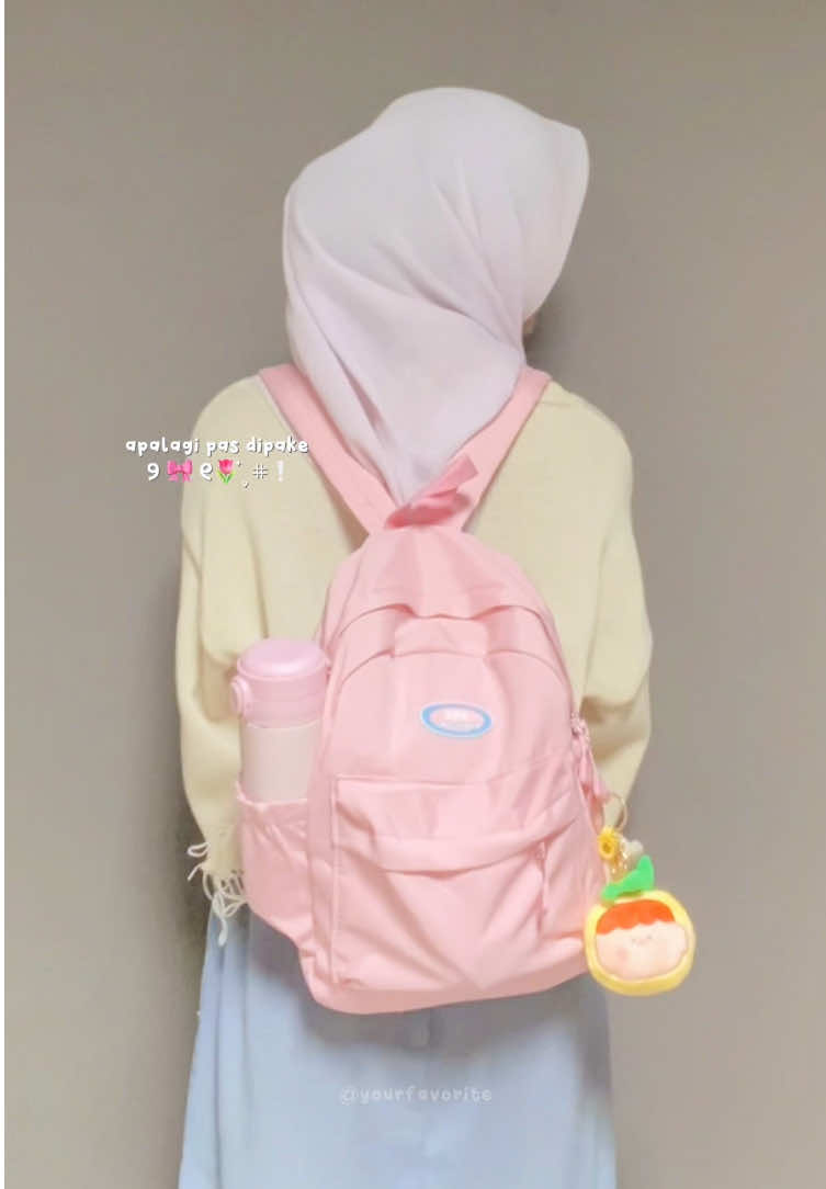 Membalas @°-°☆~ versi yang lebih murah lagi, lucuukk bangett dapet free keychain yang gemesinn😣🫶🏻💗#fyp #xbcyza #backpack #minibackpack 