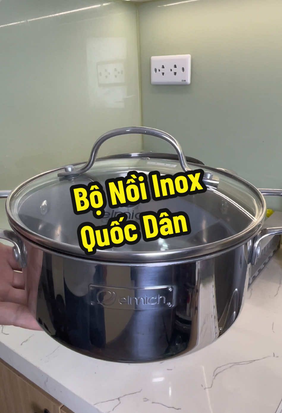 Bộ Nồi Inox Liền Khối Elmich Size 18,20,26cm #xuhuong #xuhuongtiktok #giadung #bonoi #bonoiinox #bonoiinoxcaocap #bonoiinox3mon 