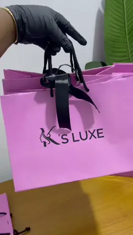 Customized medium size paper bag with ribbion  #printerinbenin #fypシ゚ #fyp 