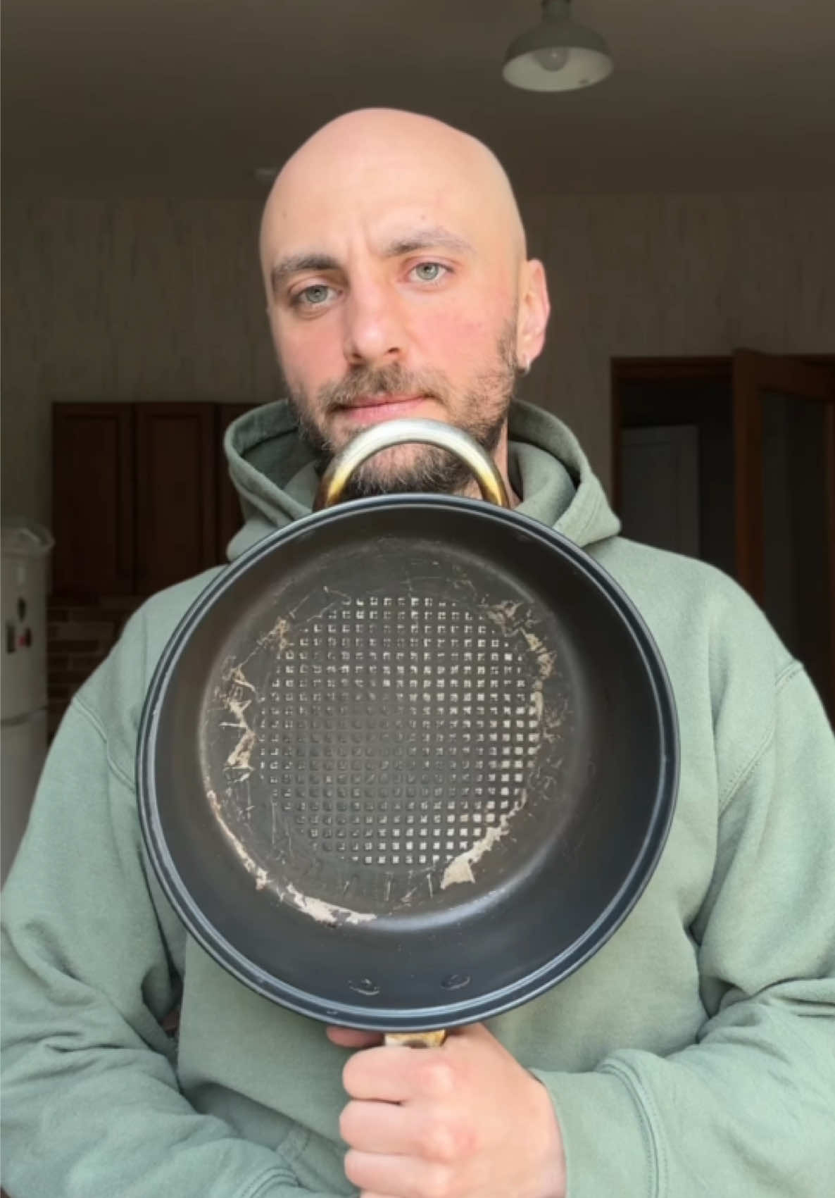 You’ve been saying a lot that my pans are bad, so I went to buy a new one at a flea market in Tbilisi
