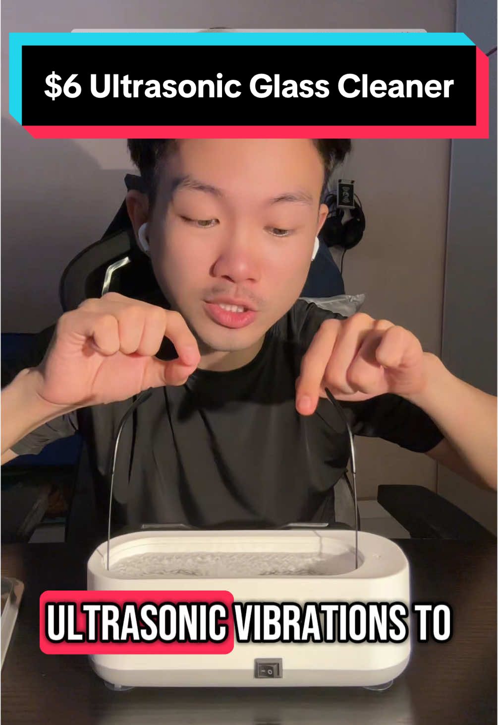 Clean your glasses and jewellery easily with this automatic ultrasonic cleaner! On sale at only $6 per piece, enjoy free shipping when you get 2 pieces or more! 🎉 #ultrasoniccleaner #glasses #spectacles #jewelry #watches #watchstrap #ultrasonic #vibrations #cleaning #LifeHack #householditems #Home #sale #fyp #singapore #createtowin 