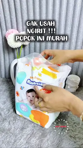Gak usah ngirit kalo beli disini #popokbayi #popokmurah #pampersmurah #pamperspants #diapers #runbeier #belanjaditiktok 