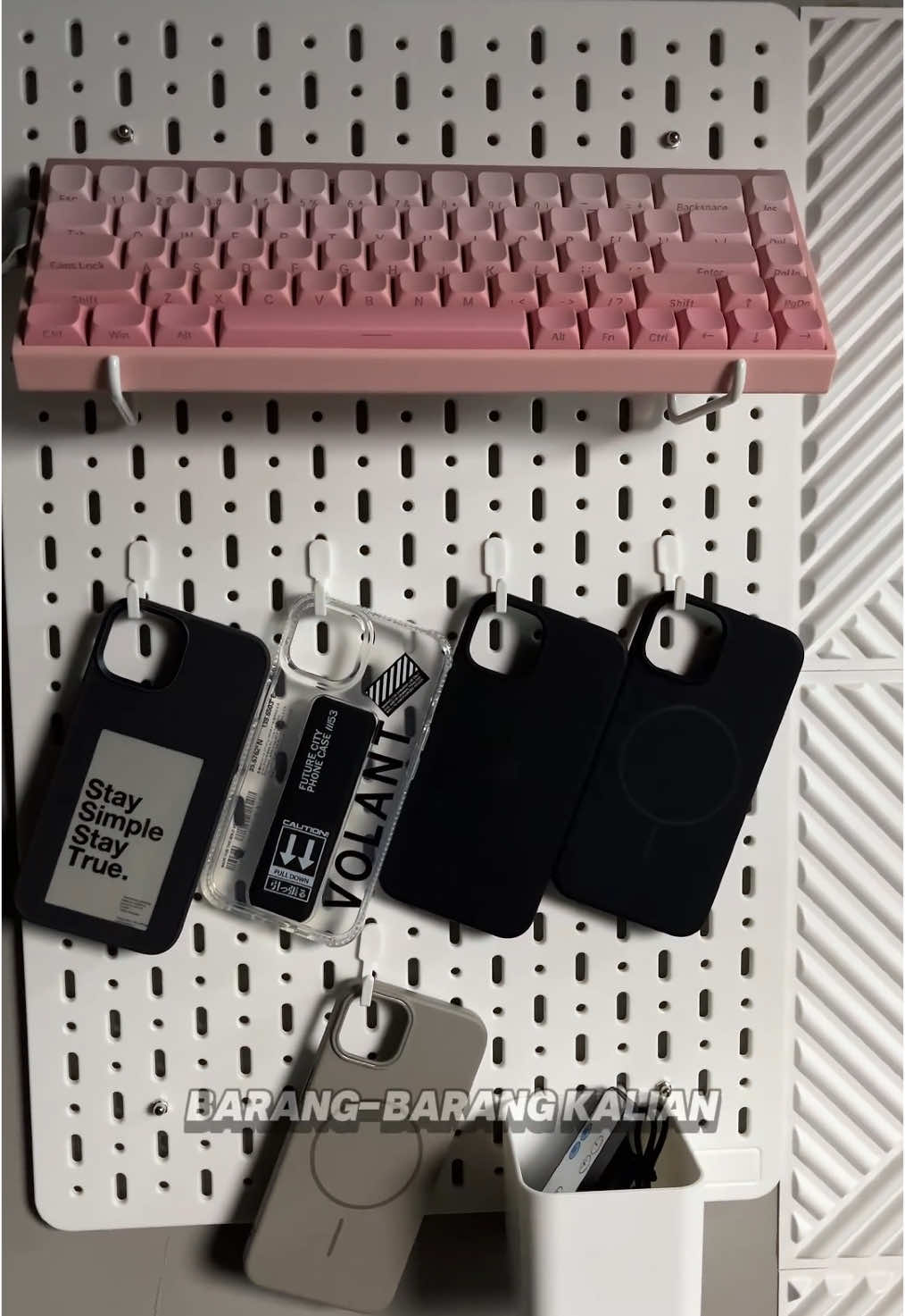 Pegboard satu set terjangkau banget #pegboard #fyp 