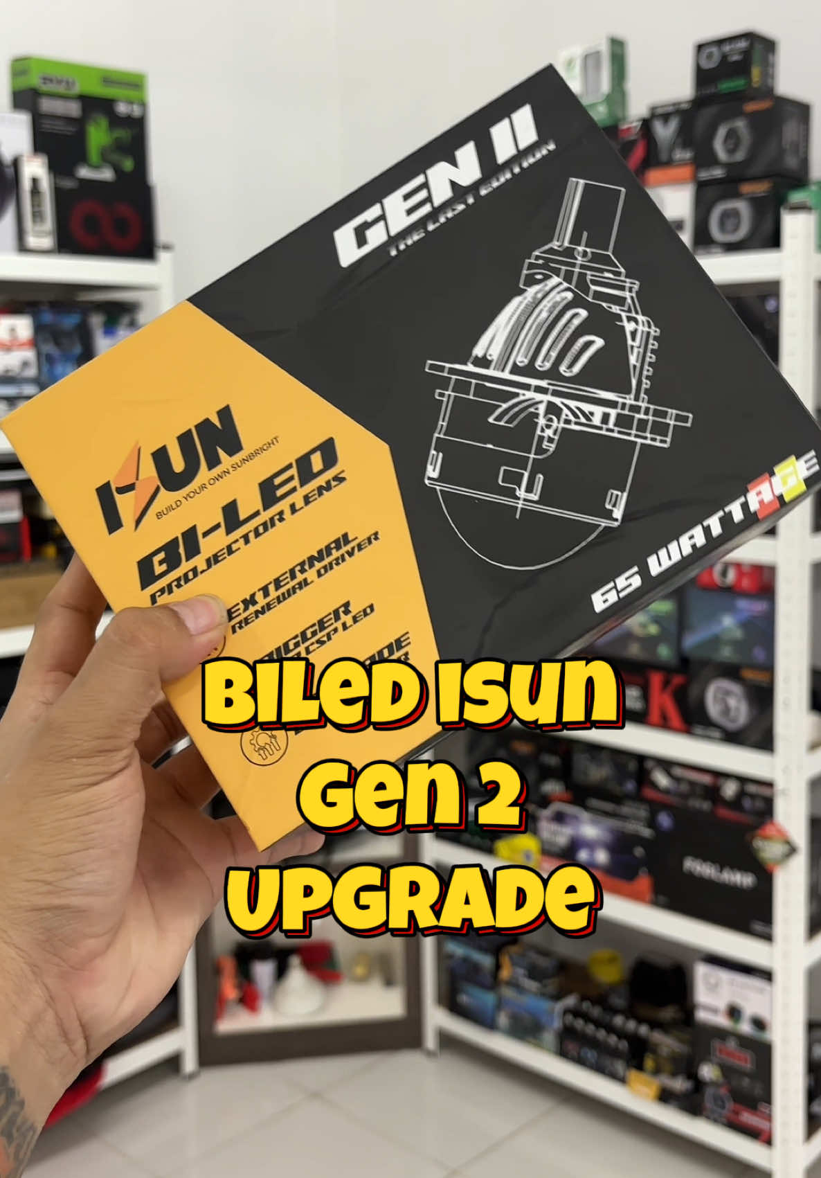 Lampu biled isun gen 2 #lampubiled #rekomendasibiled #lampuutama #biled #biledprojector #biledmurah #biledisun #isungen2 